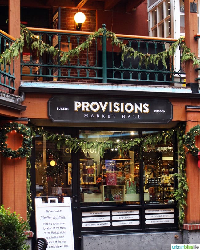 Provisions Market Hall Eugene, Oregon on UrbanBlissLife.com