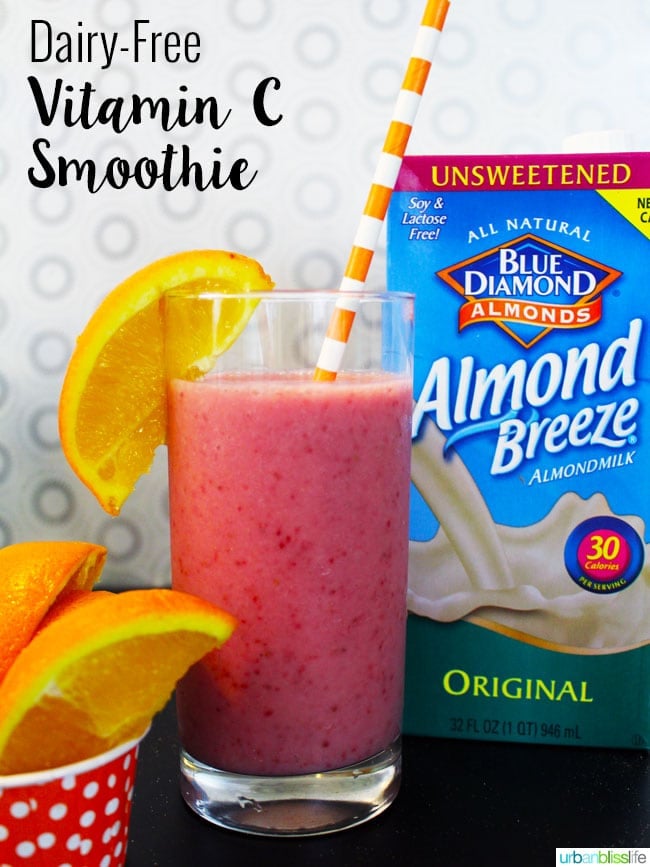 Dairy-Free Vitamin C Smoothie recipe on UrbanBlissLife.com