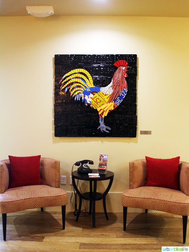 art picture of rooster