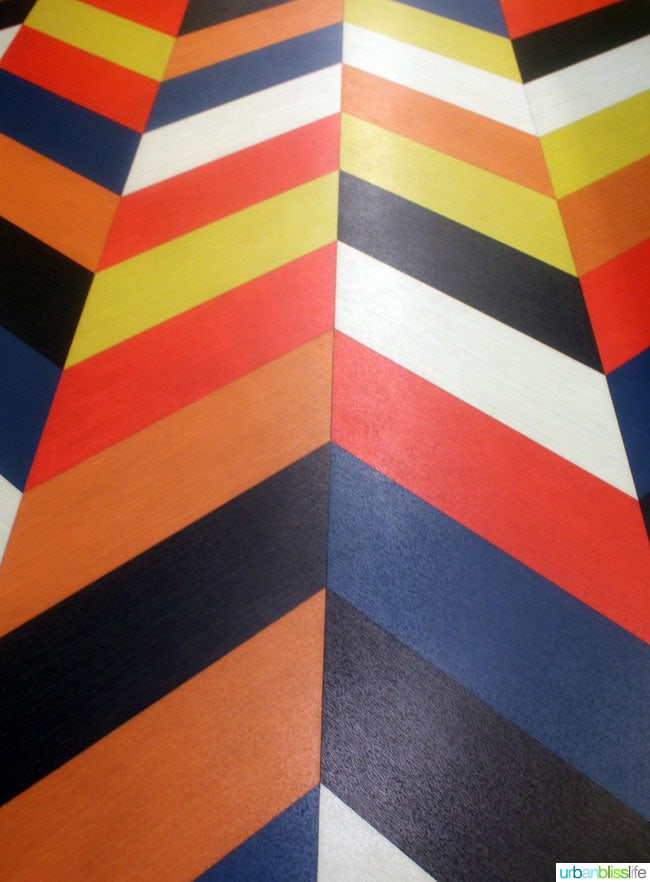 striped artwork