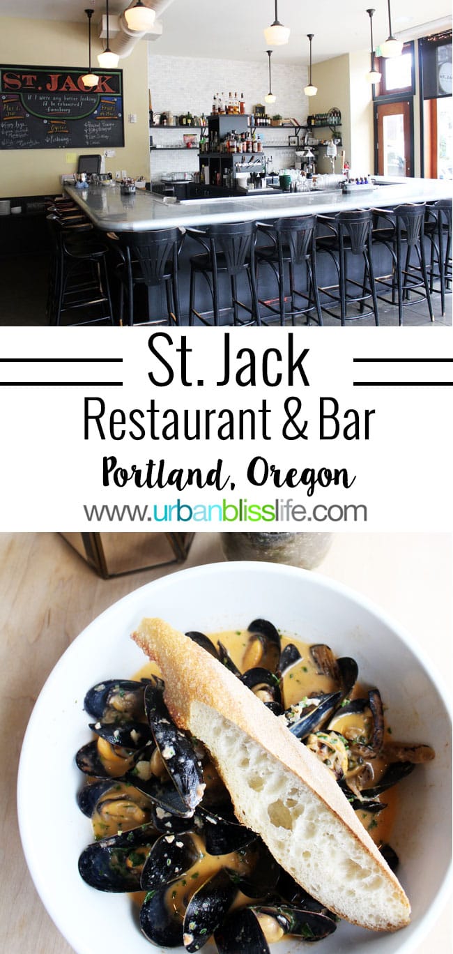 Portland French restaurant: St Jack Restaurant and Bar on UrbanBlissLife.com