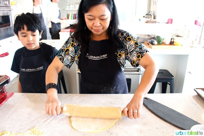 Cooking Classes in Victoria BC: making homemade pasta