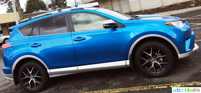 2016 Toyota Rav4 car review on UrbanBlissLife.com