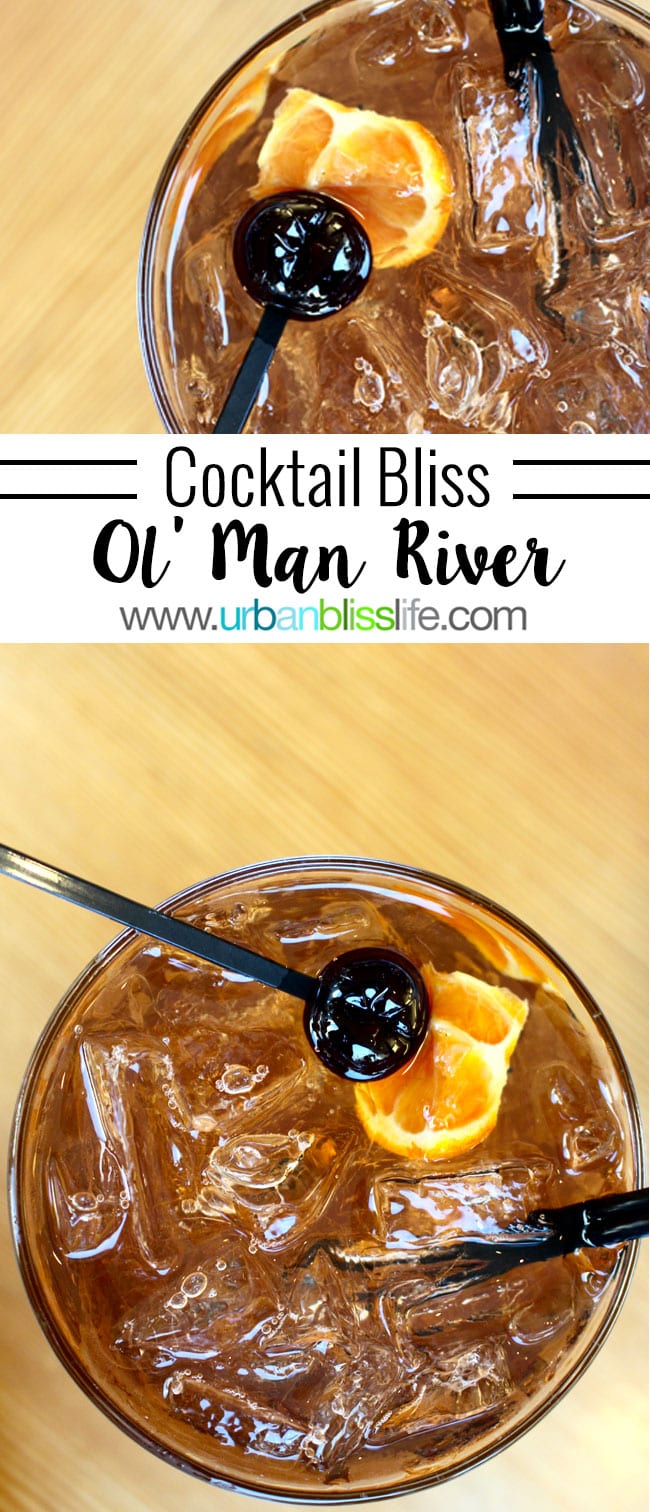 bourbon and bitters cocktail on UrbanBlissLife.com