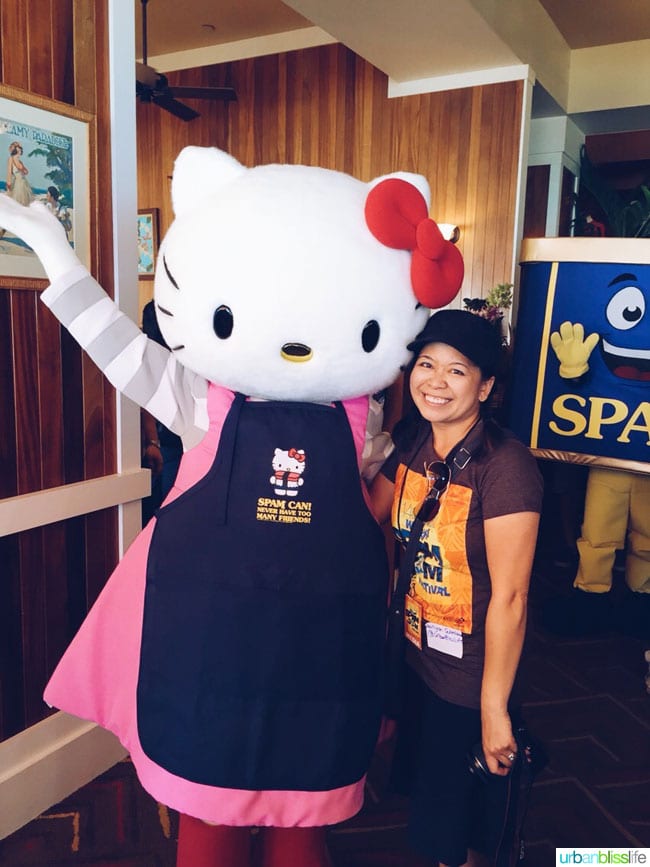 hello kitty mascot