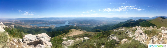 landscape atop Bald Mountain near Park City, Utah
