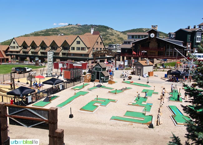 mini golf at park city mountain