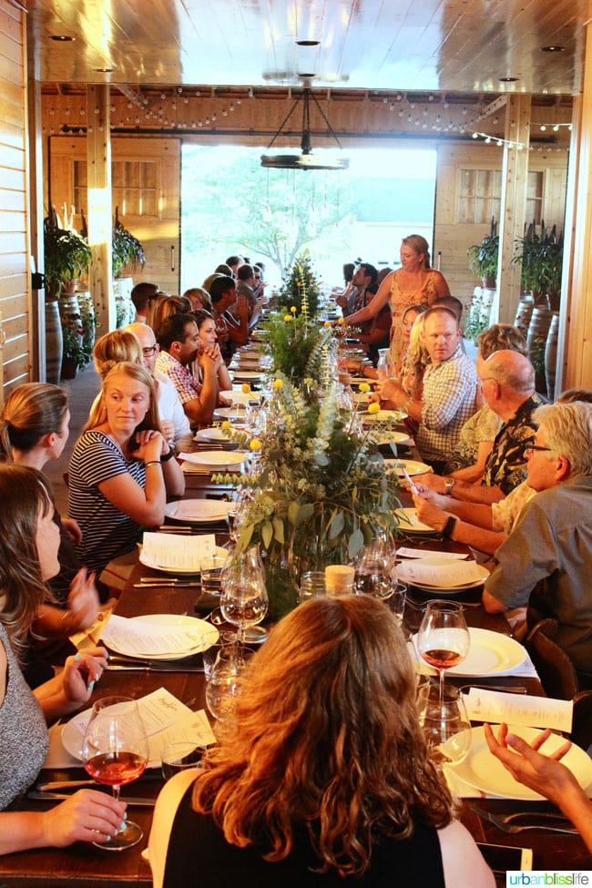 Hazelfern Cellars Girls Club Dinner on UrbanBlissLife.com