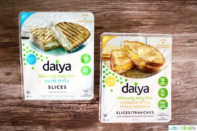 "Cheesy" Vegan Tomato Pesto Bites recipe and Daiya Giveaway on UrbanBlissLife.com