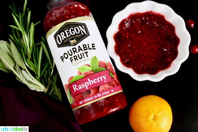 Cranberry Raspberry Orange Glaze Game Hens recipe & giveaway on UrbanBlissLife.com