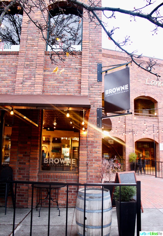 Browne Family Vineyards in Walla Walla, Washington, wine tasting room review on UrbanBlissLife.com