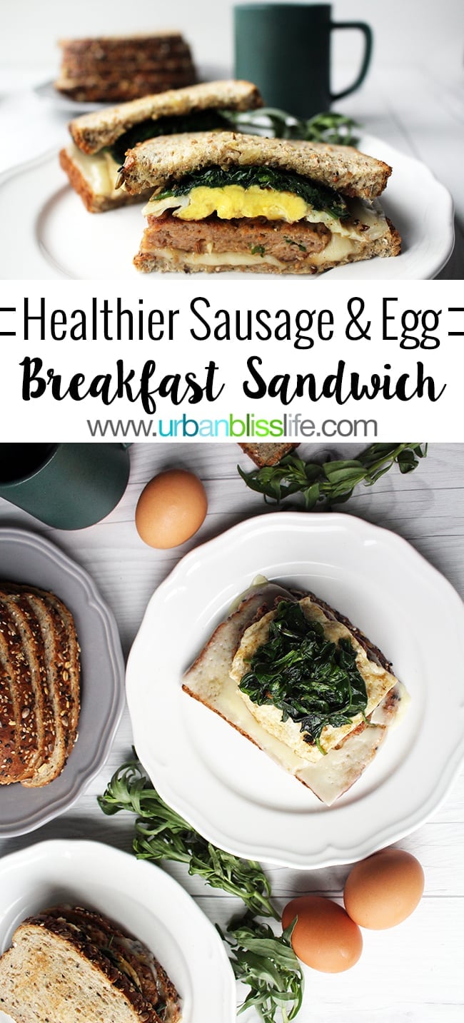 Homemade breakfast sandwiches on UrbanBlissLife.com