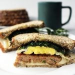 Healthier Sausage and Egg Breakfast Sandwich recipe on UrbanBlissLife.com