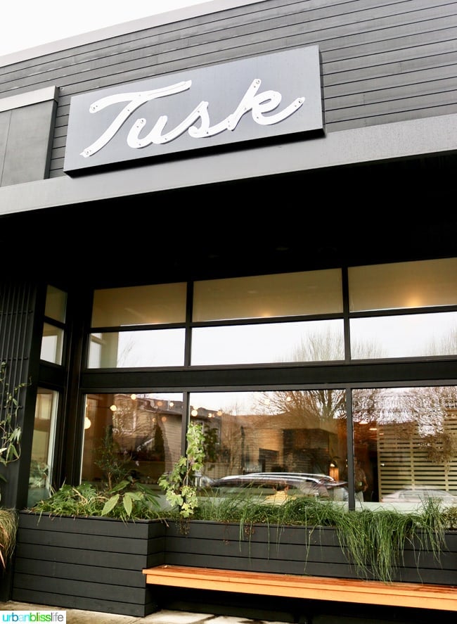 Tusk Middle Eastern Restaurant in Portland, Oregon. Restaurant review on UrbanBlissLife.com