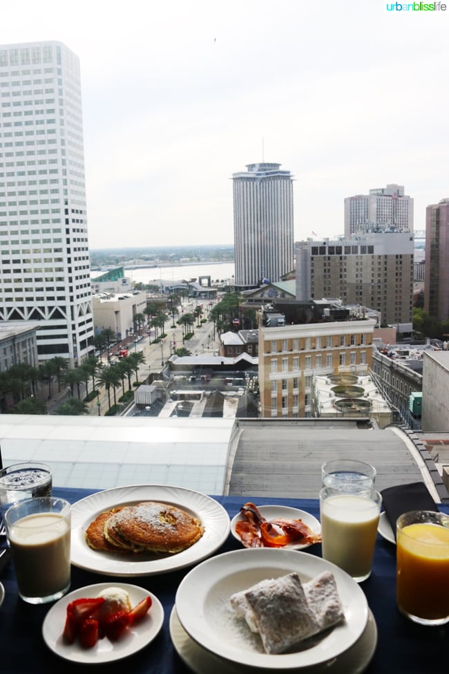 New Orleans breakfast