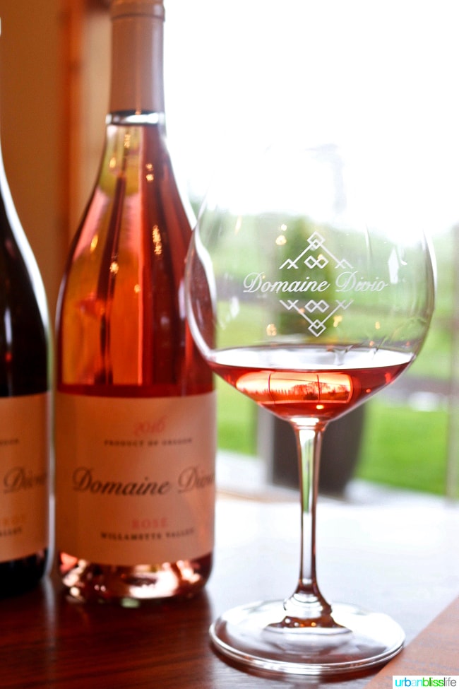 Domaine Divio Oregon winery in Oregon's Willamete Valley wine country on UrbanBlissLife.com