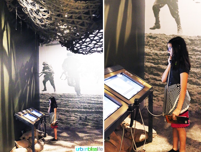 girl at museum