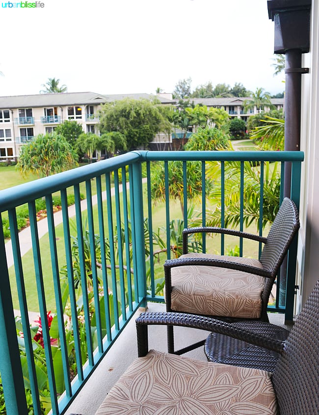 Lanai at Kauai Westin Princeville Ocean Resort Villas
