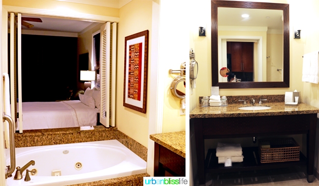 Bathroom in guest room at Kauai Westin Princeville Ocean Resort Villas