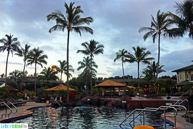 Pool at Kauai Westin Princeville Ocean Resort Villas in Hawaii