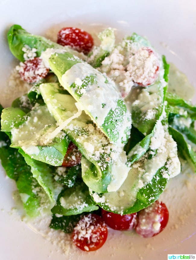 romaine salad at RumFire on Kauai