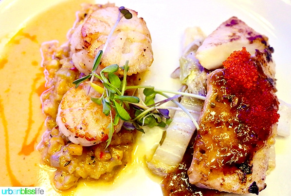 scallops at RumFire on Kauai