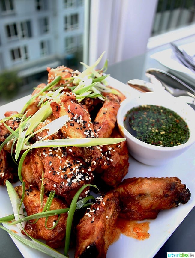 Spicy chicken wings at Altabira Portland
