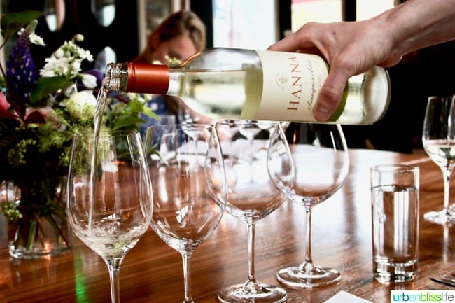 Hanna Winery California Wine Pairing Dinner on UrbanBlissLife.com
