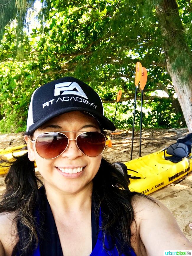 Kayaking in Kauai Hawaii on UrbanBlissLife.com