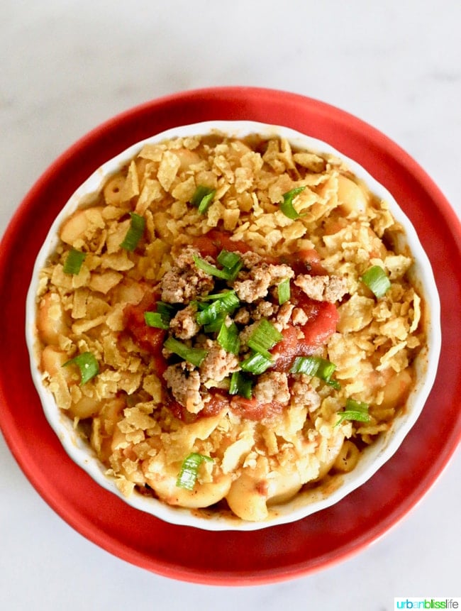 what to do with leftover taco meat - Taco Mac & Cheese
