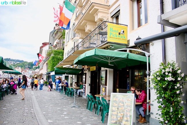 things to do in Lucerne: Hotel Pickwick