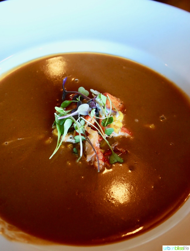 Michael Jordan's Steak House lobster bisque