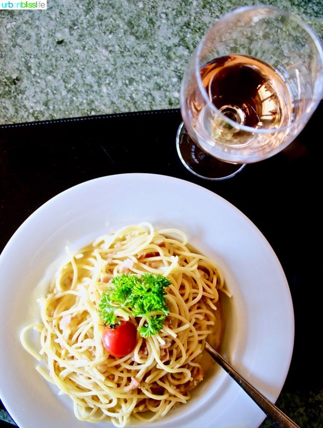 plate of spaghetti