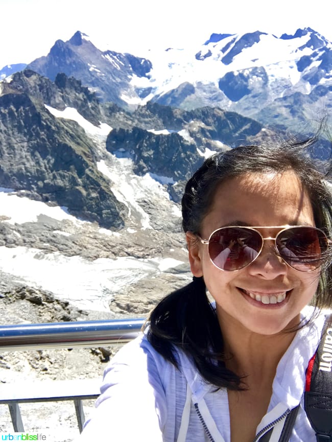 Enjoy a day of adventure and family fun on the Swiss Alps at Mount Titlis! Switzerland travel tips, Swiss Alps photos, and more on UrbanBlissLife.com.