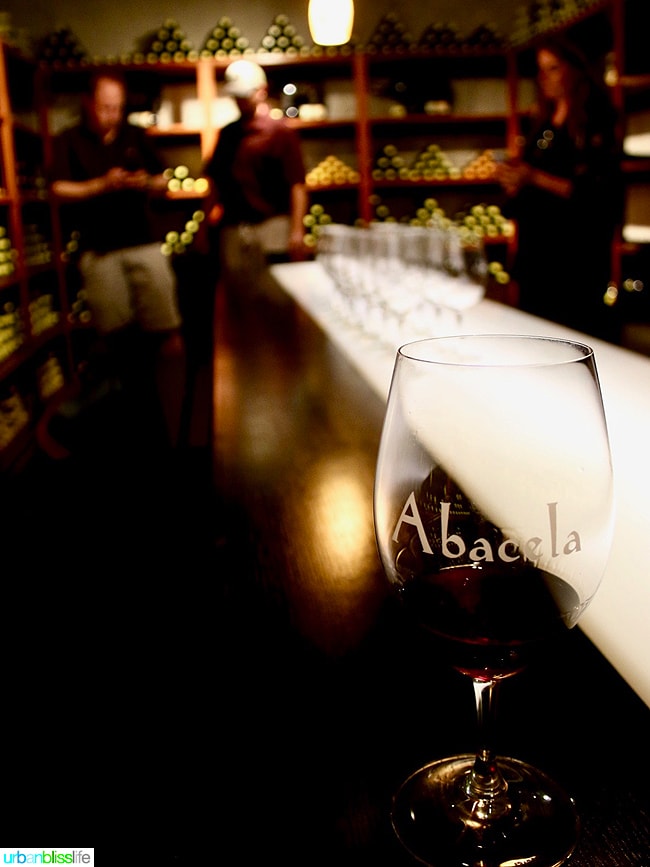 Wine tasting at Abacela Winery in Roseburg, Oregon wine country, on UrbanBlissLife.com