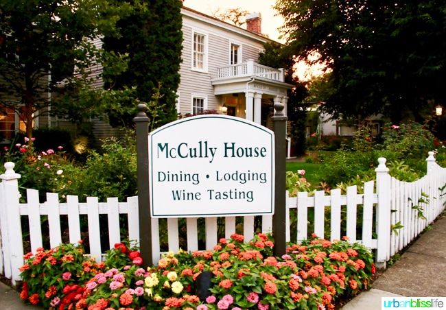 Where to Eat, Stay, Play in Jacksonville, Oregon: McCully House. Travel tips on UrbanBlissLife.com