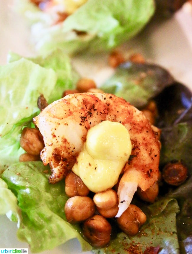 Larks Restaurant shrimp