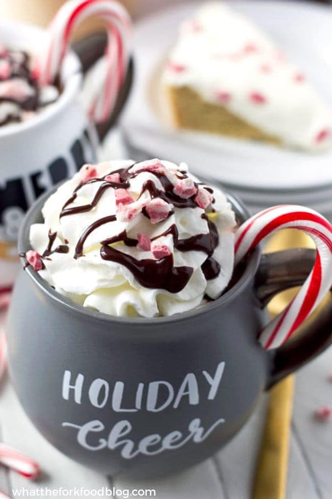 Mint Mocha Coffee 20 Festive Winter Party Cocktails on UrbanBlissLife.com