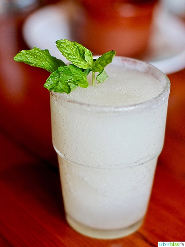 cocktail at Ray restaurant, Israeli cuisine in Portland, Oregon. Restaurant review on UrbanBlissLife.com