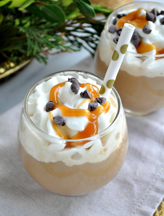 Salted Caramel Mocha Martini 20 Festive Winter Party Cocktails on UrbanBlissLife.com
