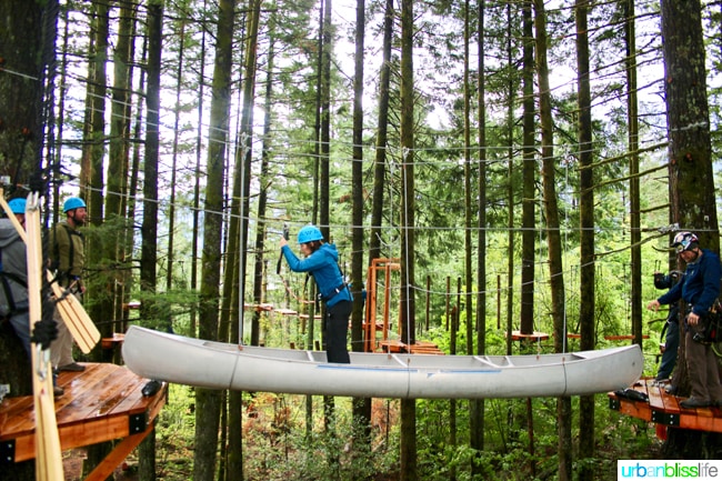 Skamania Lodge Aerial Park. Travel stories & hotel reviews on UrbanBlissLife.com