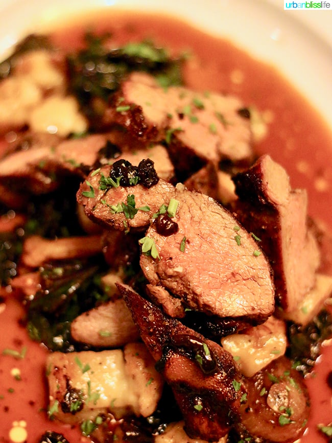 lamb at Cabezon restaurant in Portland, Oregon. Full restaurant details on UrbanBlissLife.com