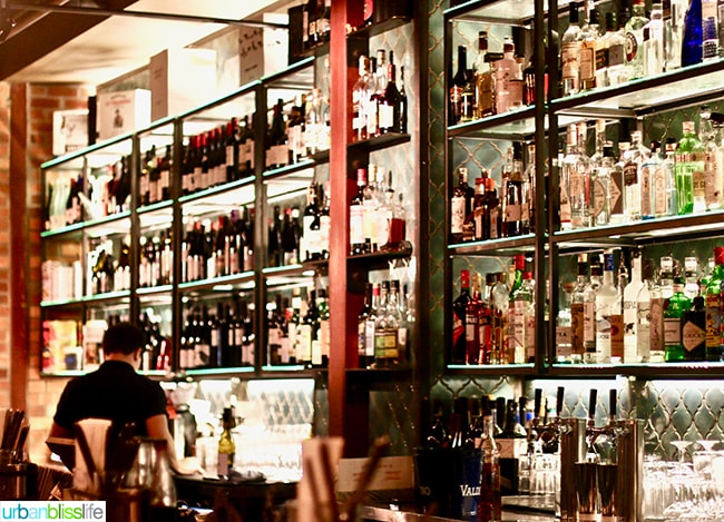 Bar at Bar Casa Vale restaurant in Portland, Oregon