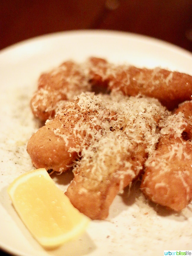 Frito Mixto at Bar Casa Vale restaurant in Portland, Oregon.