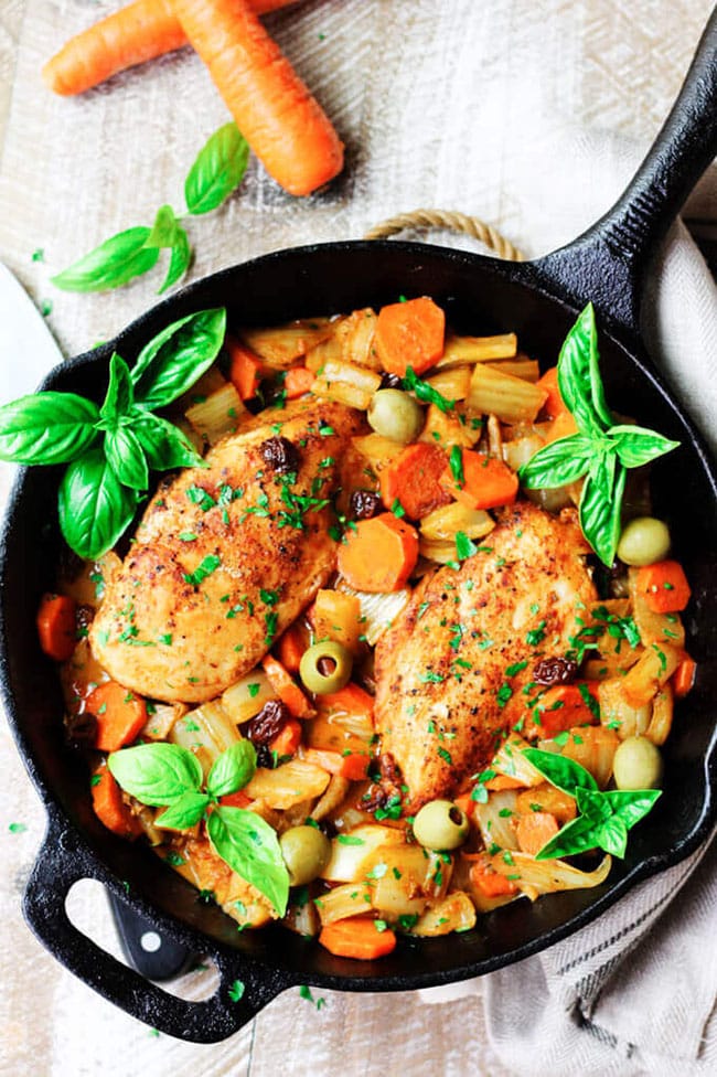 fennel chicken Mediterranean style