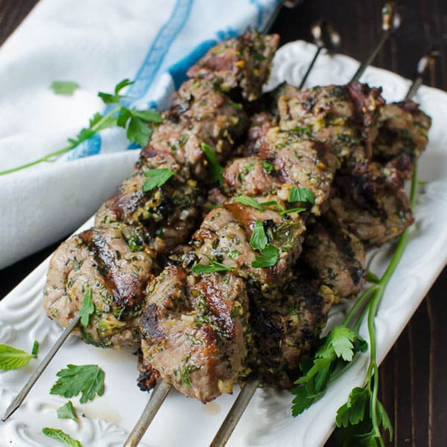 grilled lamb kebobs