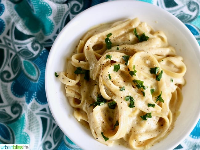 Dairy-Free Fettuccine Alfredo