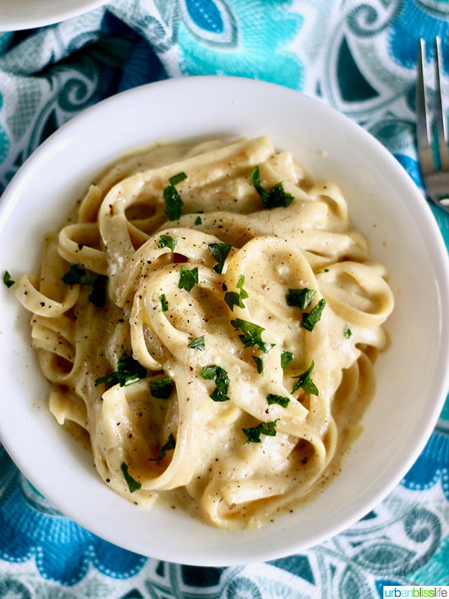 Dairy-Free Fettuccine Alfredo