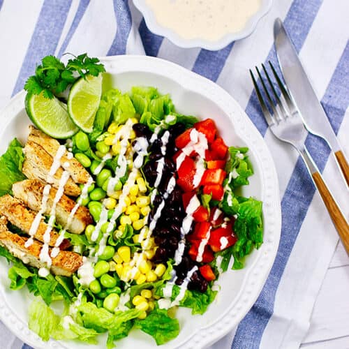 Southwest BBQ chicken salad