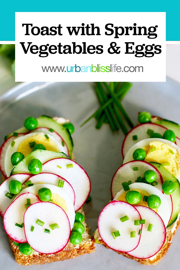 Toast with Spring Vegetables and Eggs